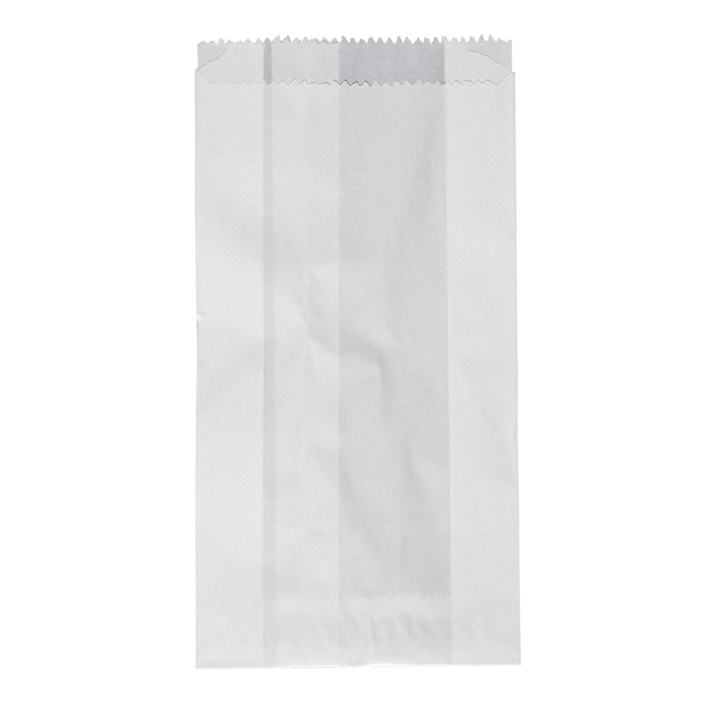 1SO Glassine Satchel Paper Bag White 185x100x40mm – Brisbane Cup Supplies